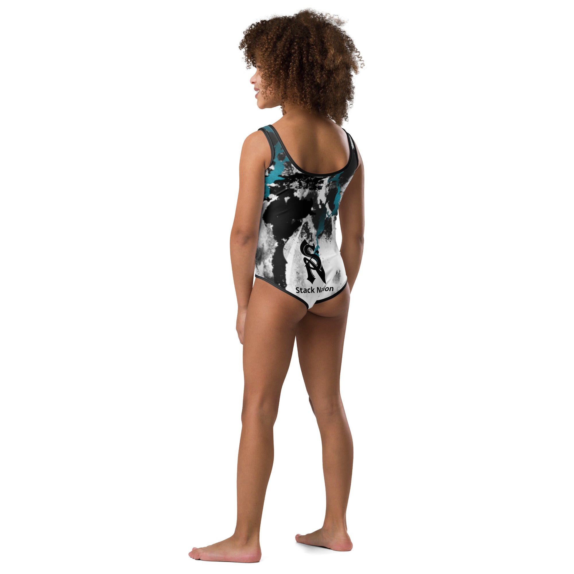 All-Over Print Kids Swimsuit